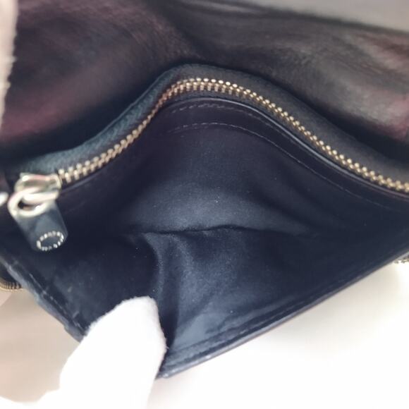 Marc By Marc Jacob Leather Zip Around Credit Card Wristlet Wallet - Picture 13 of 15